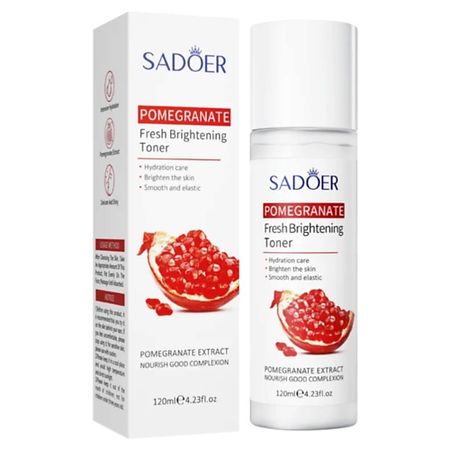 Тонер для лица SADOER Тонер для лица освежающий и питательный с экстрактом граната