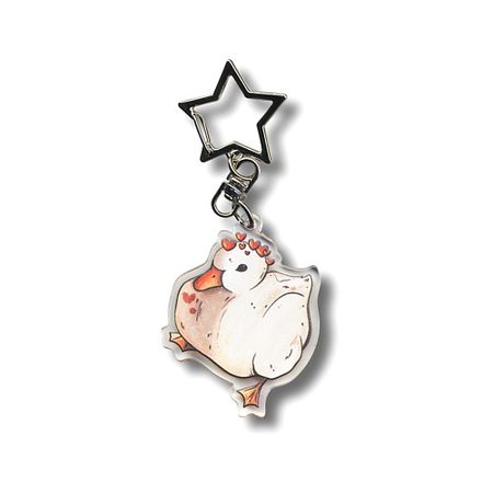 Аксессуары ОПРОКИНУТЫЙ ЛЕС Брелок акриловый 'утя' брелок ретрактор pelsone