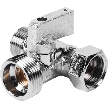 Кран трехходовой Bugatti Miami DN15 PN10 1/2