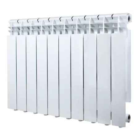 Радиатор секционный Monlan RU Aluminium 500/96 10 секций боковое подключение алюминий белый