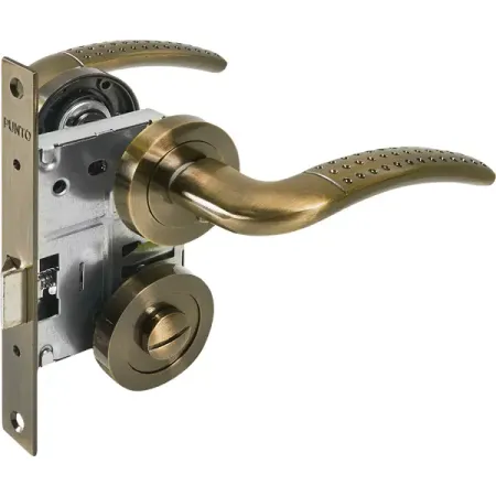 Дверные ручки Punto Logica с запиранием комплект цвет бронза ручки для шкафов naierdi бронзовый оттенок цинковый сплав 10 шт