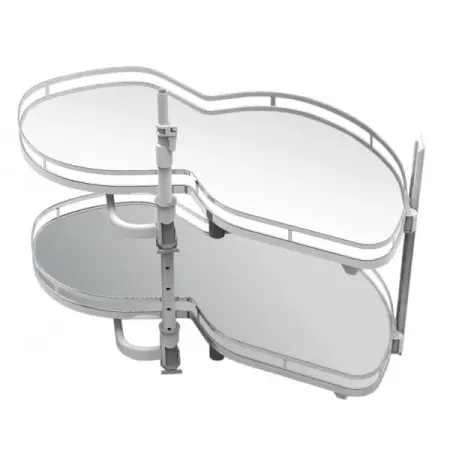 Волшебный уголок для кухни с доводчиком правый 55x90x70 см цвет серебро