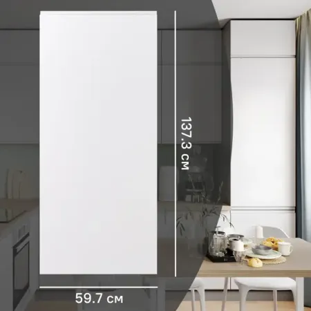 Фасад кухонного шкафа Токио 59.7x137.3 см DELINIA ID МДФ цвет белый александр евгеньевич куланов музей шпионский токио