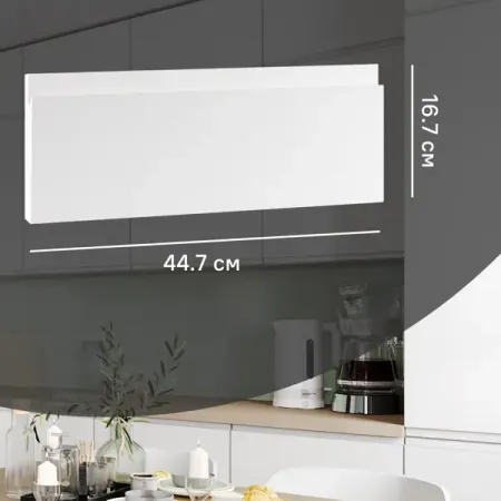 Фасад выдвижного ящика Токио 44.7x16.7 см DELINIA ID МДФ цвет белый