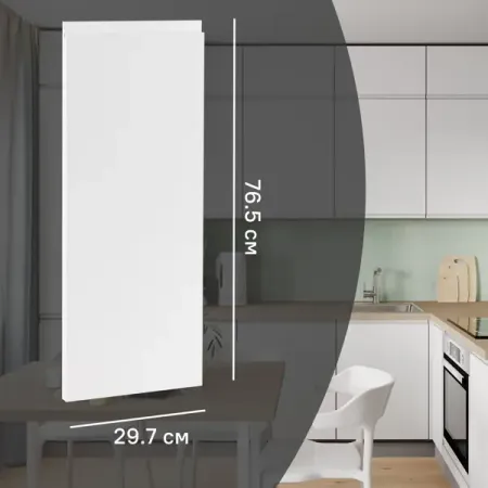 Фасад кухонного шкафа Токио 29.7x76.5 см DELINIA ID МДФ цвет белый защита трудовых прав работников федеральной инспекцией труда монография