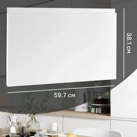 Фасад выдвижного ящика Токио 59.7x38.1 см DELINIA ID МДФ цвет белый