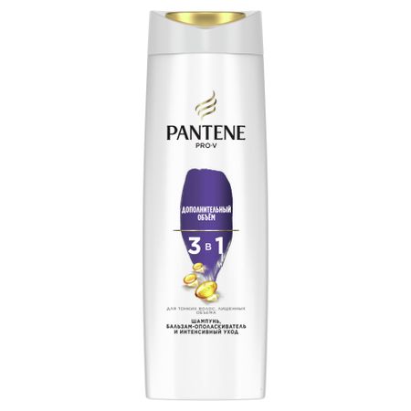 Шампунь и бальзам-ополаскиватель Pantene Pro-V 3 в 1 Дополнительный объем 360 мл