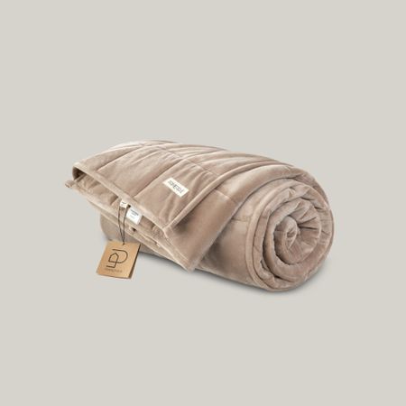 Одеяло утяжеленное Prime Prive Минки бежевый 172x205 см