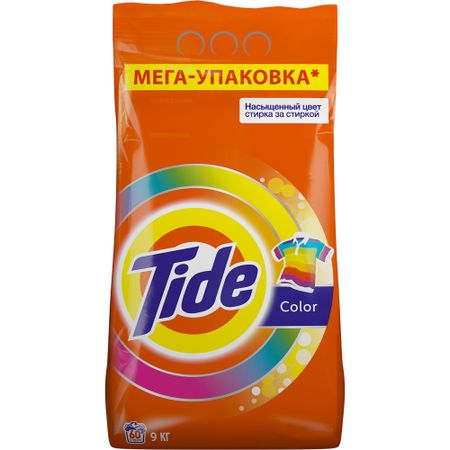 Стиральный порошок Tide автомат Color 60 стирок 9 кг