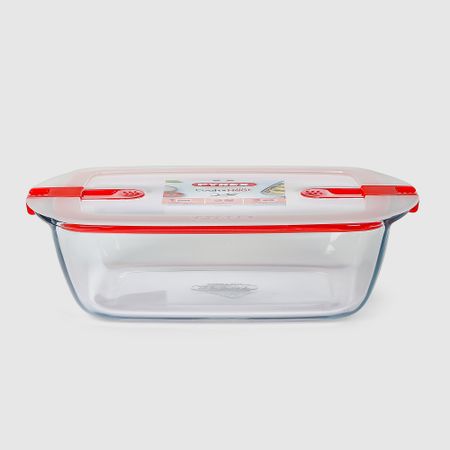 Форма для запекания Pyrex прямая с пластиковой крышкой 2,5 л, 28x20 см прокладка крышки клапана 12030 pnc 000 прочная сборка прямая замена автомобильных аксессуаров для honda acura rsx tsx k20 k24 crv