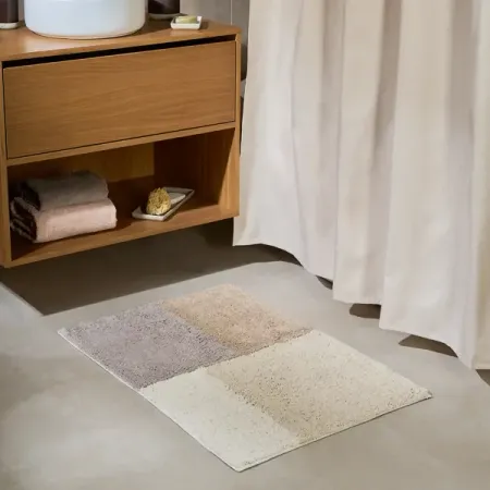 Коврик для ванной Wess Native 60x90 см цвет бежевый бумагодержатель wess istad открытый никель