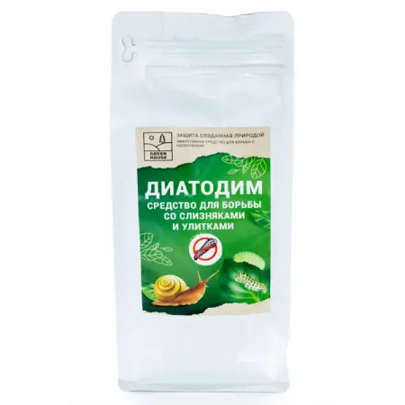 Средство Green House Диатодим от слизней и улиток 1 л рождественская хлопковая наволочка dream house