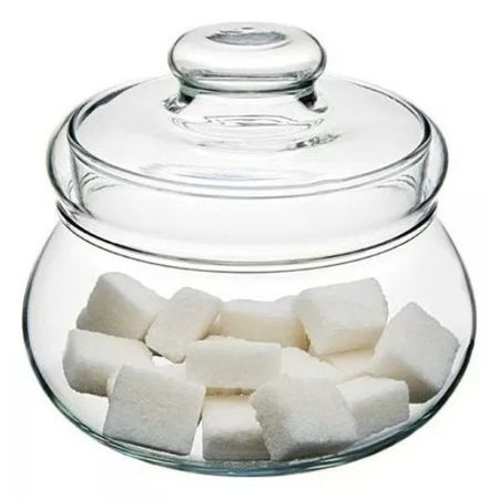 Сахарница Simax Classic 500 мл вакуумный тройник из боросиликатного стекла