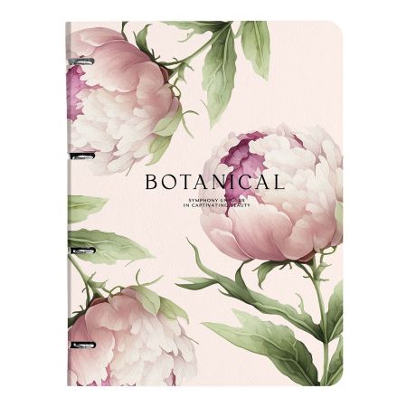 Тетрадь общая, Be Smart, 240х310 мм, 120 л., клетка, кольцевой механизм, картон. Коллекция 