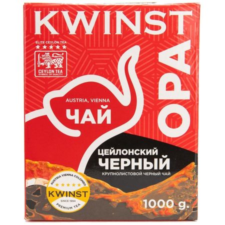 Чай чёрный Квинст крупнолистовой 1000 г
