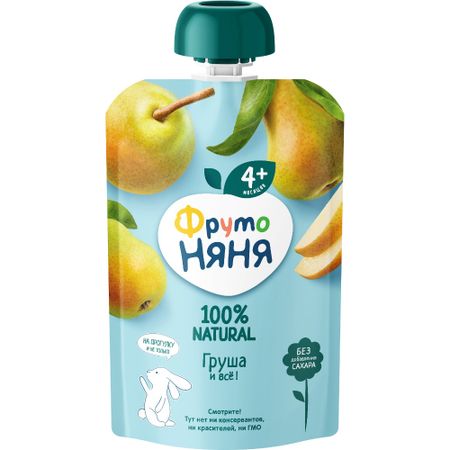 Пюре фруктовое ФрутоНяня Груша 90 г