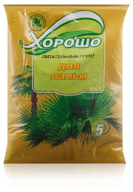 Грунт для пальм Хорошо, 5 л сравнительная карпология семейства urticaceae juss