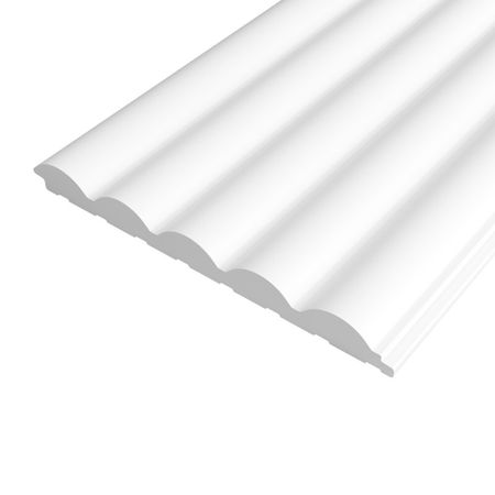 Панель декоративная из экополимера 3D 130х3000х12 мм Солид 4 UHD 07-130 с замком белая 0,39 кв.м wallpad стеклянная вертикальная панель белая