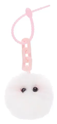 Брелок-помпон с глазками и цепочкой (иск.мех) (10х5) (12-102259-202412-K5)