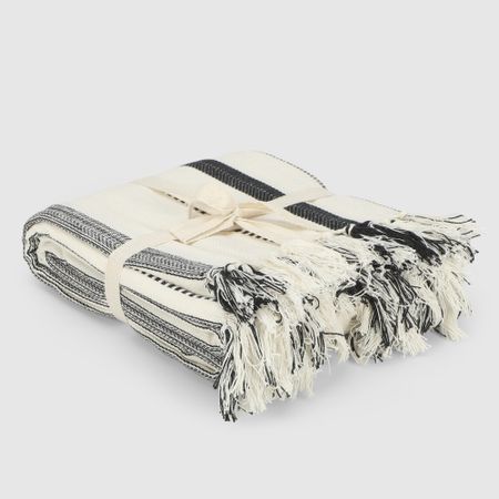 Плед Homelines textiles fantasy черно-белый 140х200 см