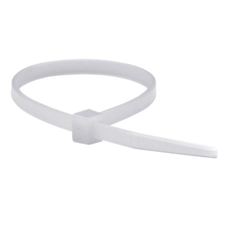 Стяжка кабельная DKC 300х7,6 мм полиамидная белая (100 шт.) (25226SR)