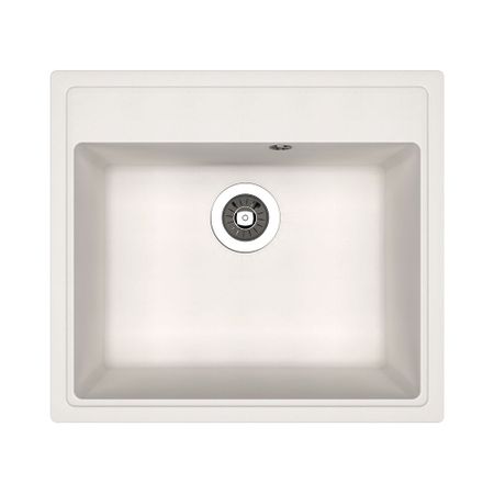 Мойка для кухни Dr.Gans Ника 570 57х51х20 см врезная искусственный камень белая
