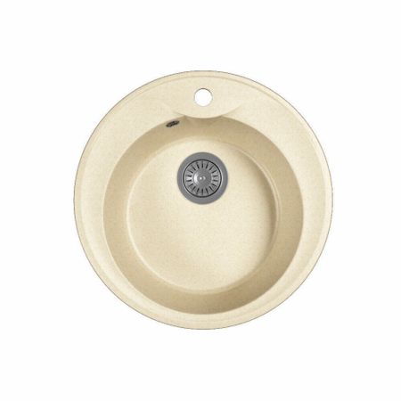 Мойка для кухни Dr.Gans Ротанг 500 d50х18 см врезная искусственный камень латте