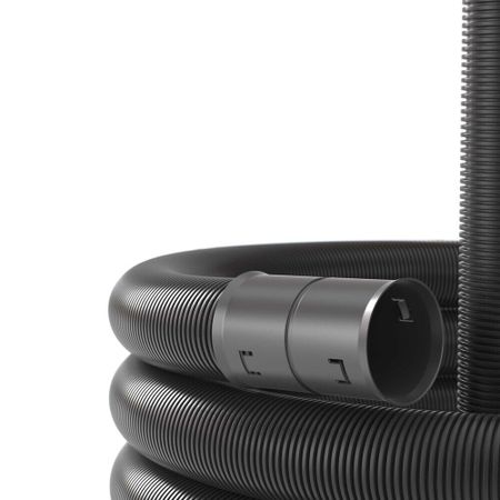 Труба гофрированная двустенная ПДН 110 мм DKC с зондом черная (100 м) (121911A100)