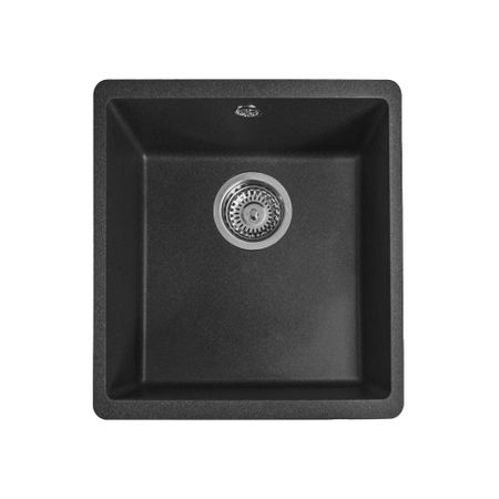 Мойка для кухни Florentina Вега 300 34х42х20 см врезная кварц черная