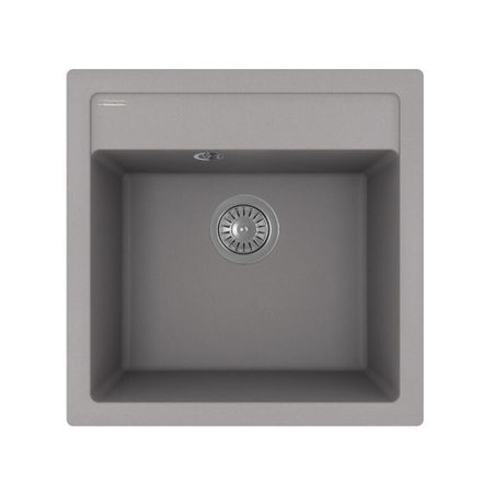 Мойка для кухни Florentina Липси 510 51х51х20 см врезная кварц серый шелк