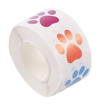 Наклейки стикеры в рулоне 