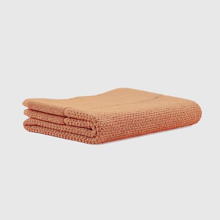 Полотенце Casa Lusso Colourfull для ног коралловое 50х80 см