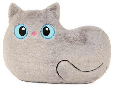 Мягкая игрушка ONE TWO FUN Кот серый, 35 см