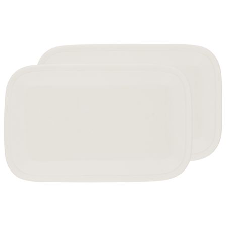 Набор тарелок сервировочных Gipfel Blanche 23х15 см 2 штуки премьер или carte blanche повесть рассказы