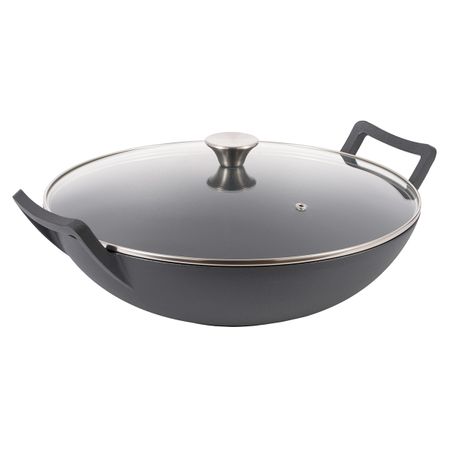 Вок Gipfel Asia 36х10 см со стеклянной крышкой rfid клавиатура asia teco s602em w s602mf w