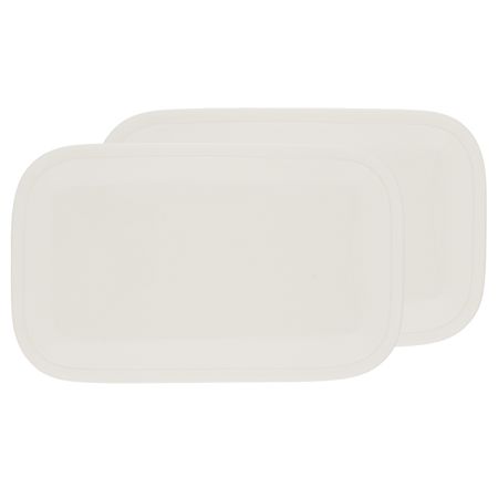 Набор тарелок сервировочных Gipfel Blanche 28х17 см 2 штуки