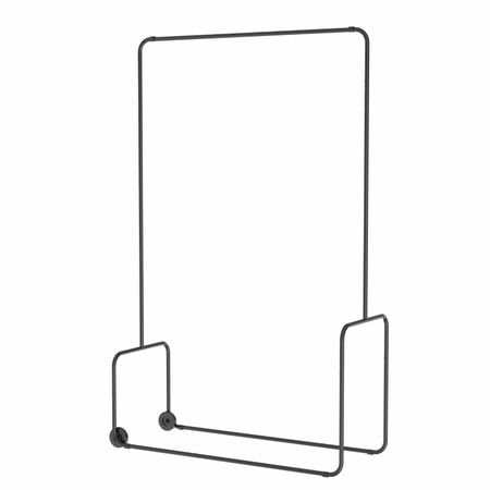 Вешалка для одежды Zalger напольная, металлическая, чёрная 100х40х160 см