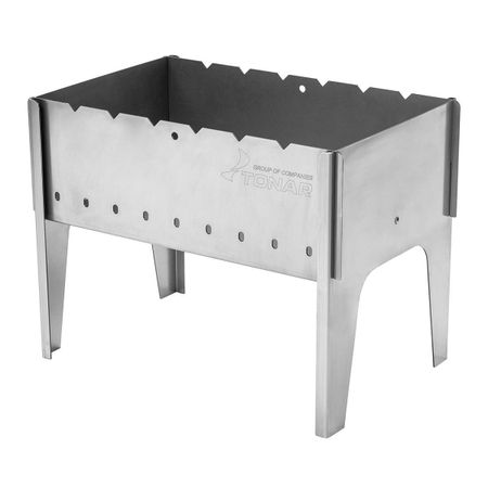 Мангал разборный Тонар сталь 2 мм, 49х31х37 см