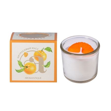 Свеча ароматическая Aromantique Цитрусовый мусс 60 г ароматическая свеча таро императрица грейпфрут 250мл таро им