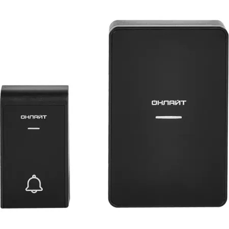Дверной звонок беспроводной Онлайт ODB-D-DC06-1V1-BL 36 мелодий цвет черный беспроводной водонепроницаемый дверной звонок с камерой tuya