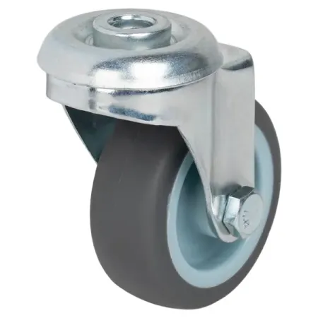Колесо поворотное без тормоза 50 мм до 40 кг цвет серый