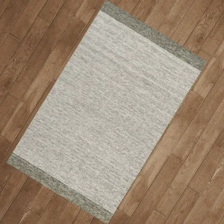 Коврик грязезащитный CTIM Лаос 383 55x85 см акрил цвет зеленый