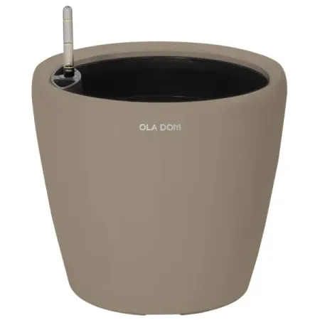 Кашпо для цветов Ola Dom Deluxe 16 л мокко кашпо для ов ola dom loft 28 л мокко