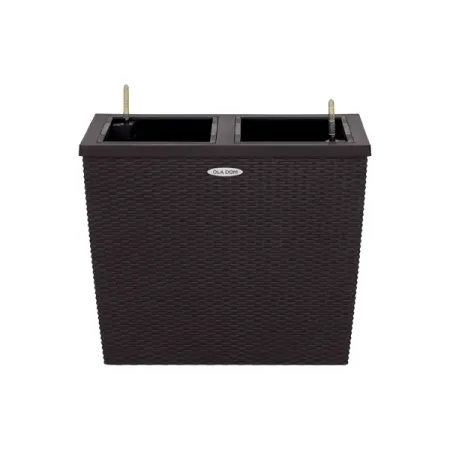 Кашпо для цветов Ola Dom Rattan 28 л коричневый