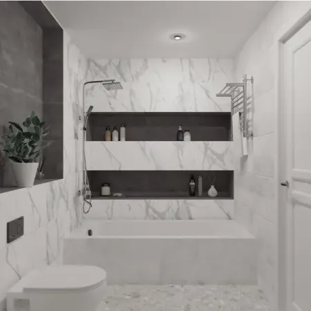 Настенная плитка Axima Оштен 30x60 см 1.62 м² матовая цвет белый