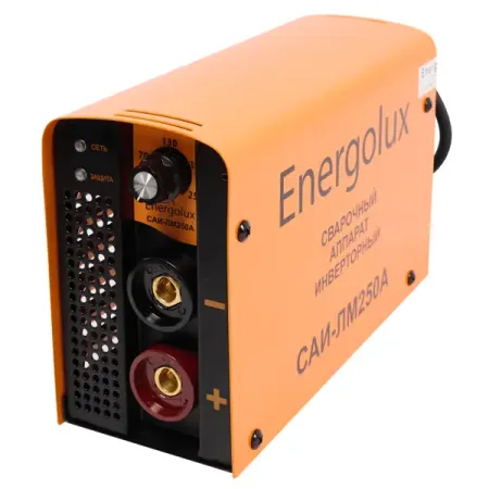 Сварочный аппарат инверторный Energolux САИ-ЛМ250А, 250 А, до 4 мм сварочный аппарат точечной сварки 18650