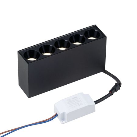 Светильник накладной Vitaluce черный LED с драйвером (VT0200060-01)