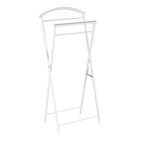 Вешалка костюмная ЗМИ Контур белая 44х31х98 см