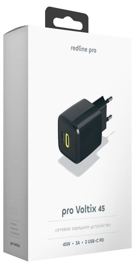 Сетевое зарядное устройство RL (VOLTIX), 2 TYPE-C
