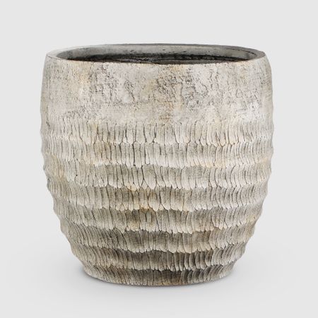 Кашпо Ownland цемент серый 36x36x33